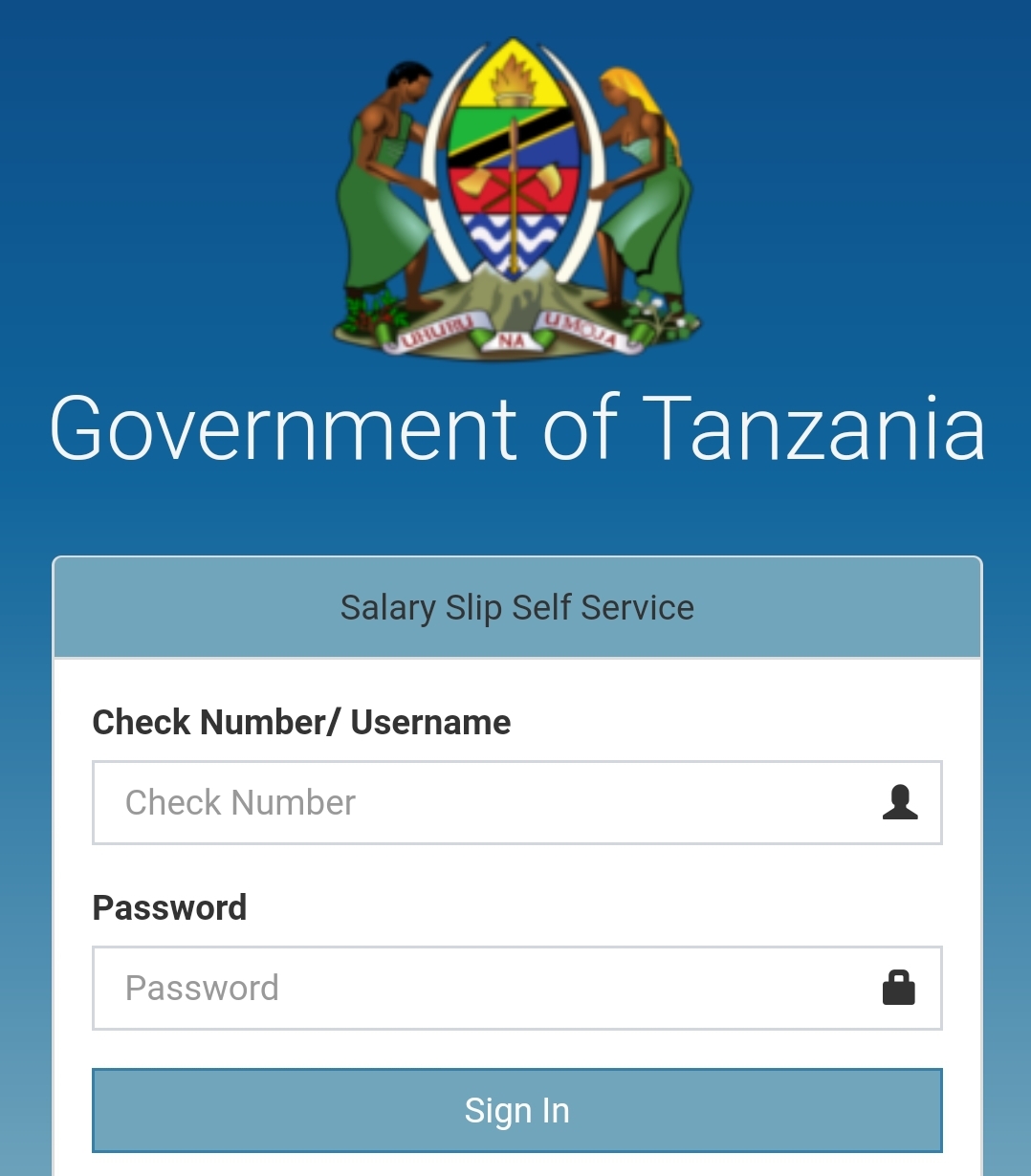 salary slip portal tanzania
